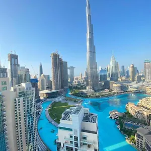  Апартаменты Durrani Homes - Luxury Living Besides Panoramic Fountain And Burj Khalifa View- Burj Khalifa Fireworks